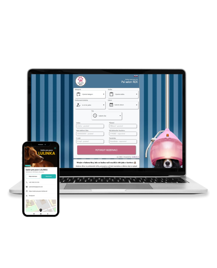 Modul Online rezervační systém UnisBook | ZooSoft